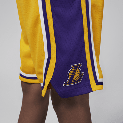 Los Angeles Lakers 2023/24 Icon Edition Pantalón corto Nike NBA Swingman - Niño