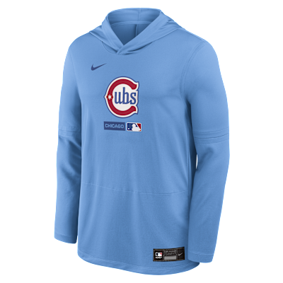 Chicago Cubs Authentic Collection Men's Nike Dri-FIT MLB Long-Sleeve Hooded Top from Nike - $80