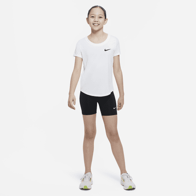 Nike Pro Dri-FIT Shorts (ca. 12,5 cm) für ältere Kinder (Mädchen)