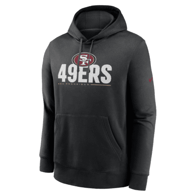 Nike Mens San Francisco 49ers Carbon Ko Hoodie in Black for Men