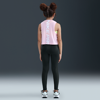 Nike Pro Girls' Mid-Rise Leggings