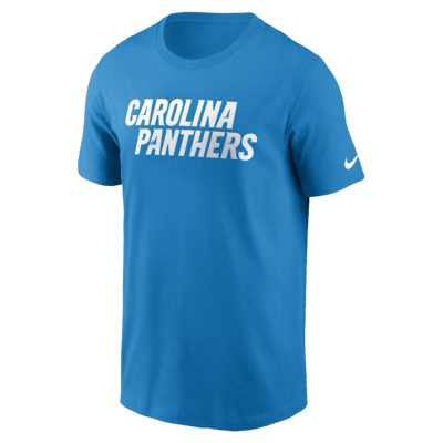 Carolina Panthers Primetime Wordmark Essential Men's Nike NFL T-Shirt