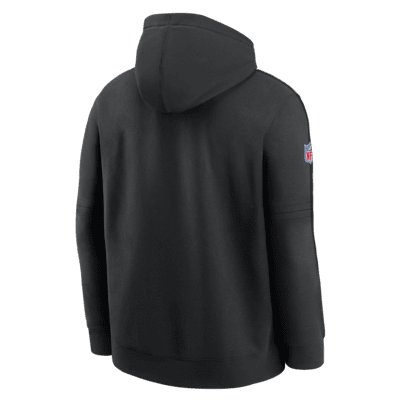 Sudadera con gorro sin cierre Nike de la NFL para hombre Las Vegas Raiders Crucial Catch Club