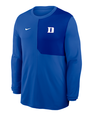 Мужские  Duke Sideline Coach Nike Dri-FIT College Long-Sleeve Top
