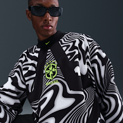 Maillot de foot Nike Brésil Authentic Gardien de but pour homme