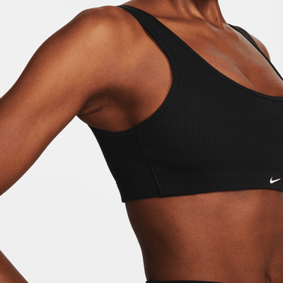 Nike Alate All U Women's Light-Support Lightly Lined Ribbed Sports Bra.  Nike LU