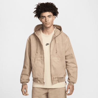 Veste à zip non doublée Nike Life pour homme