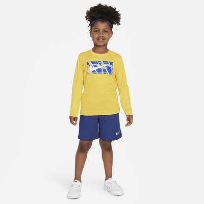 Nike "All Day Play" Long Sleeve Tee Little Kids Dri-FIT T-Shirt