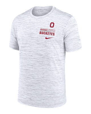 Мужская футболка Ohio State Campus Chest Stack Velocity Nike Dri-FIT College