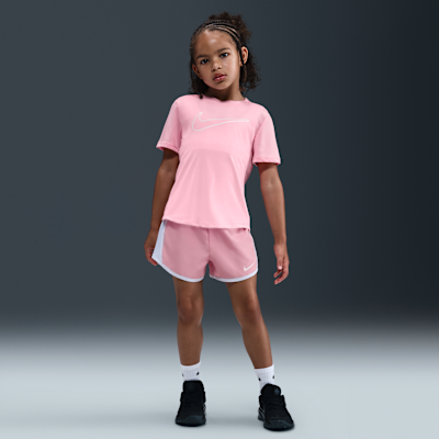 Playera con gráfico para niños talla pequeña Nike Dri-FIT