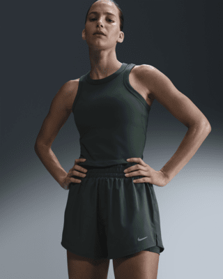 Женские  Nike One Fitted Dri-FIT Cropped Tank Top