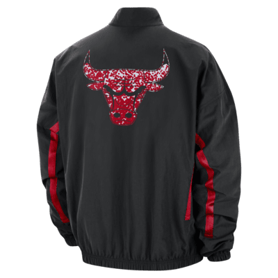 Chicago Bulls DNA Courtside Nike NBA-s mintás, szőtt férfikabát