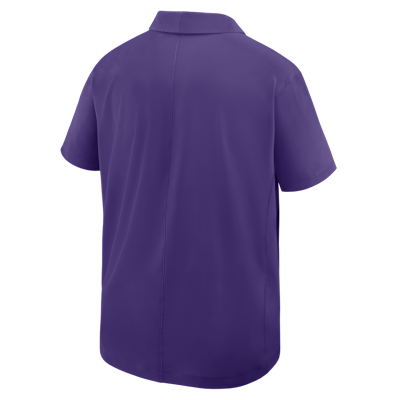Polo universitario Nike Dri-FIT para hombre LSU