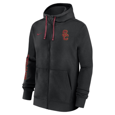 USC Trojans Sideline Team Issue Men's Nike College Full-Zip Hoodie