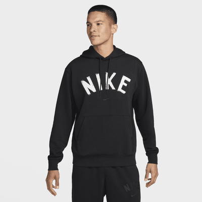 Felpa pullover da fitness in French Terry con cappuccio Dri-FIT Nike Swoosh – Uomo