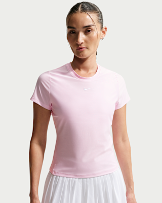 Женские шорты Nike Victory Dri-FIT Short-Sleeve Tennis Top для тенниса