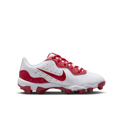 Tacos de béisbol para niños talla pequeña/grande Nike Alpha Huarache 4 Keystone