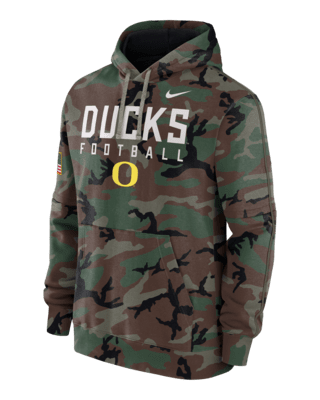 Мужское худи Oregon Ducks Military Appreciation Club Men’s Nike College Pullover Hoodie