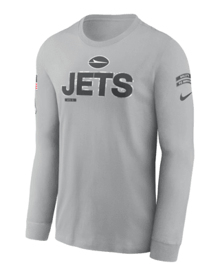 Мужская футболка New York Jets Salute to Service Mascot Edge Legend Nike NFL Long-Sleeve