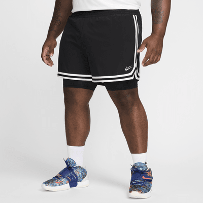 Shorts de básquetbol DNA 2 en 1 de 10 cm para hombre Kevin Durant