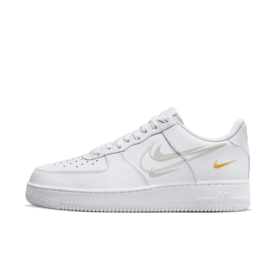 white air force 1 with gold tick