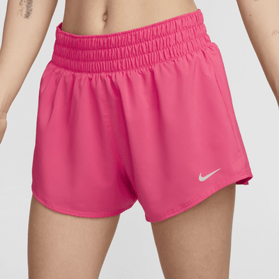 Shorts con forro de ropa interior Dri-FIT de tiro medio de 8 cm para mujer Nike One