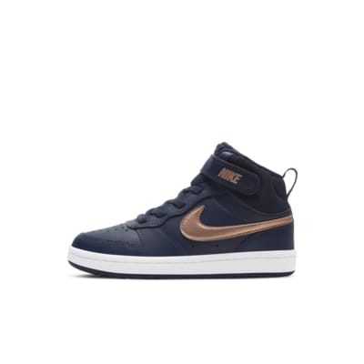 nike court borough mid 2 black and pink