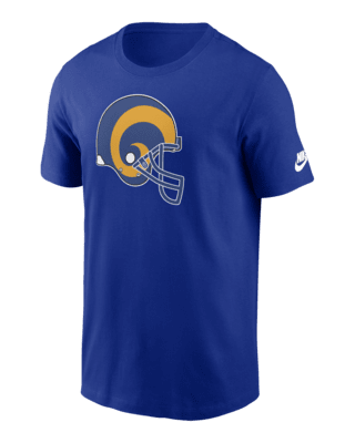 Мужская футболка Los Angeles Rams Rewind Logo Essential Nike NFL