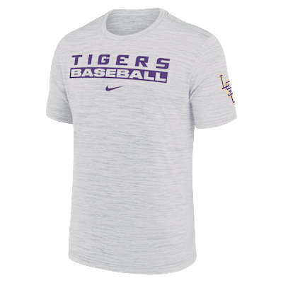 LSU Tigers Velocity Baseball Wordmark Stack