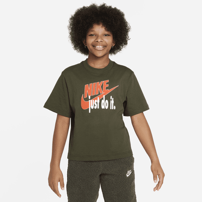 Playera para niña talla grande Nike Sportswear