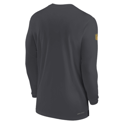 Green Bay Packers Sideline Coach Men's Nike Dri-FIT NFL Long-Sleeve Top