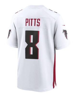 Nike Men's Atlanta Falcons Kyle Pitts #8 Atmosphere Grey Game