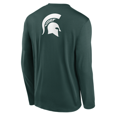 Michigan State Primetime Legend 2-Hit Men's Nike Dri-FIT College Long-Sleeve T-Shirt