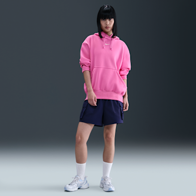 Oversized Nike Sportswear Phoenix Fleece-pullover-hættetrøje til kvinder