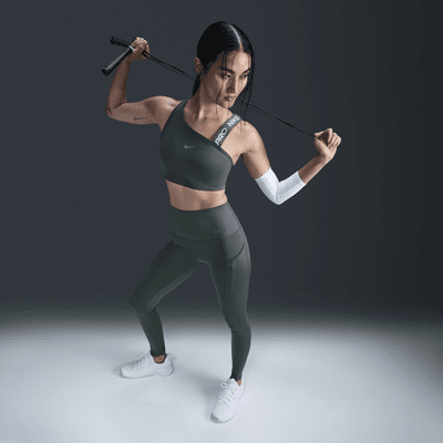 Nike Go erős tartást adó, teljes hosszúságú, magas derekú női leggings zsebekkel