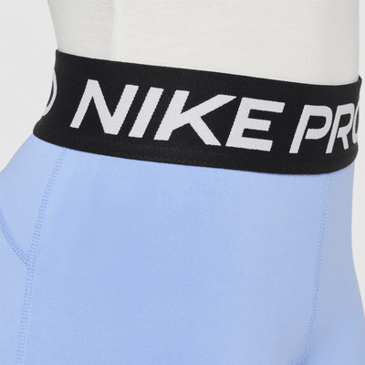 Nike Pro Dri-FIT Shorts (ca. 12,5 cm) für ältere Kinder (Mädchen)