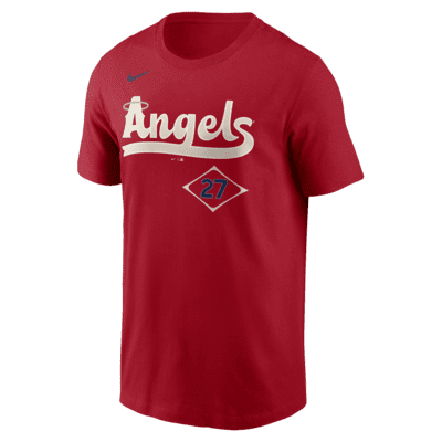 Playera para hombre MLB Los Angeles Angels City Connect (Mike Trout)