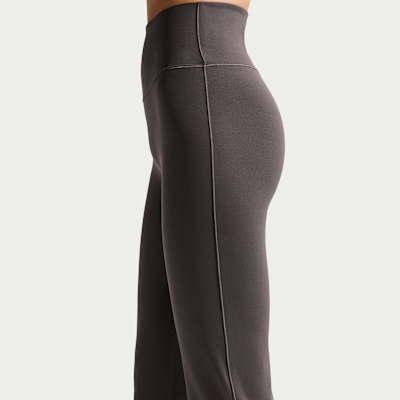 나이키 젠비 여성 하이웨이스트 플레어 노 프론트 심 레깅스