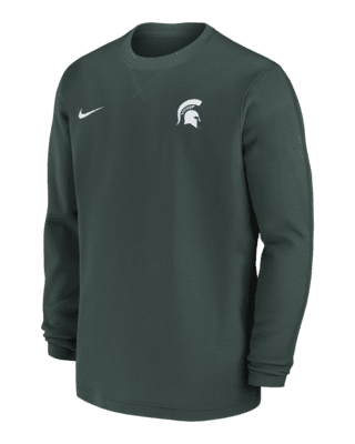 Мужские  Michigan State Spartans Sideline Coach Nike College Long-Sleeve Top