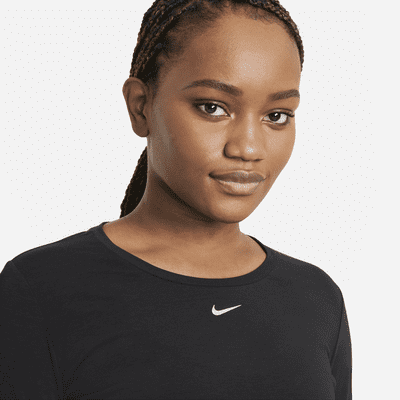 Playera de manga larga de ajuste estándar para mujer Nike Dri-FIT UV One Luxe