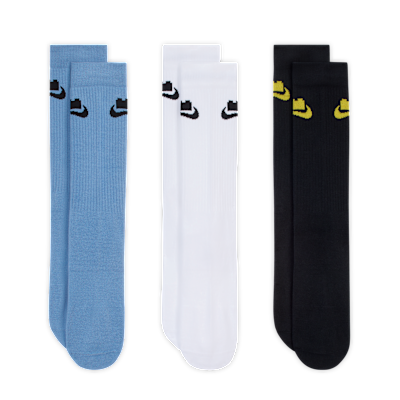 Nike x LEGO® 系列 Everyday Essentials 中筒襪 (3 雙)