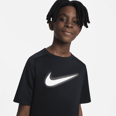 Maglia da training con grafica Dri-FIT Nike Multi – Ragazzo