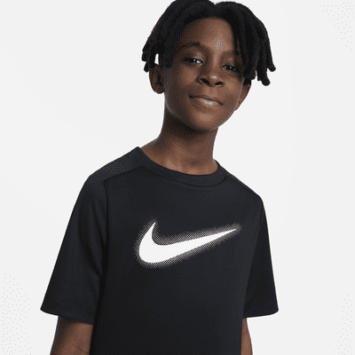Nike Multi Older Kids' (Boys') Dri-FIT Graphic Training Top. Nike VN