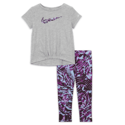 Ensemble avec legging imprimé Nike Dri-FIT pour bébé (12 - 24 mois)