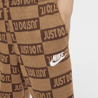 Joggers de tejido Fleece infantil Nike Sportswear Textured Club