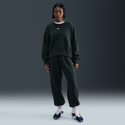 Sudadera de cuello redondo sin cierre extra oversized para mujer Nike Sportswear Phoenix Fleece