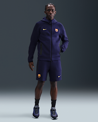 Мужские шорты FC Barcelona Tech Nike Soccer Fleece Shorts