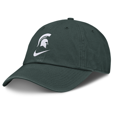 Michigan State Primetime Club Men's Nike College Adjustable Hat