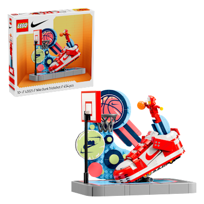 Nike Dunk Trickshot x LEGO® Set Building Kit with Exclusive Minifigure
