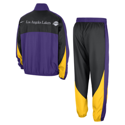 Los Angeles Lakers Starting 5 Courtside Men's Nike NBA Graphic Tracksuit. Nike CH